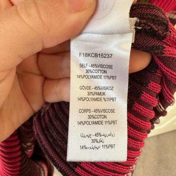 Opening Ceremony Rib Stripe Knit Dress - Picture 4 of 7